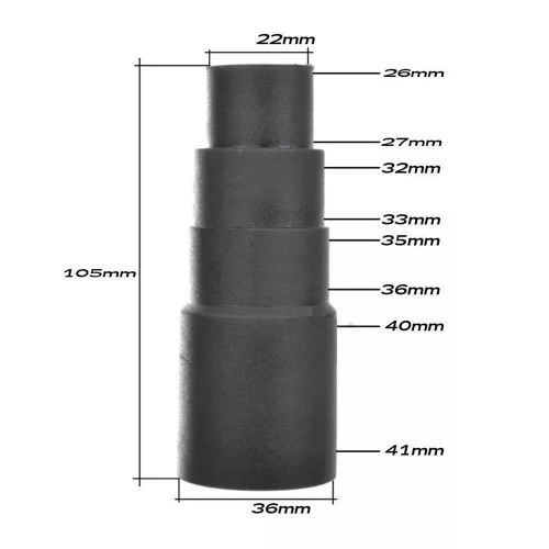 Adaptor Reductor din Cauciuc 25-26, 32-35, 36-40 mm Compatibil Bosch, Karcher, Hitachi, Starmix, Metabo