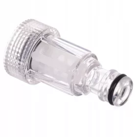   Microfiltru de apă – Adaptor de la 3/4" filet la 1/2" cuplaj rapid pentru Karcher K2-K7, Karcher HD și Lavor mașini de spălat cu presiune