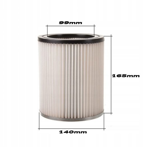 Filtru de Înlocuire din Poliester pentru Aspiratoare Parkside și Titan - Compatibilitate Extinsă, Performanță Optimizată, Material Lavabil, Produs în Uniunea Europeană