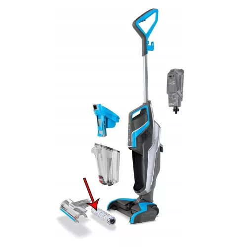 Perie cilindrică din microfibră PetPro pentru aspiratoare Bissell CrossWave 1868F 17132 - pentru covoare și toate suprafețele