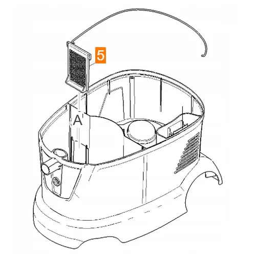 Suport Filtru PL-MA-133 Compatibil Karcher Puzzi 8/1 cu Specificații Complete