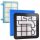 Set 3 Filtre Compatibile Philips PowerPro Active și Compact - Filtre de Înaltă Performanță