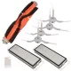Set Perii Microfibră pentru Aspirator Robot Xiaomi Mi Roborock S50 S51 S55 - 4x Perii Laterale, 1x Cilindru Cauciuc/Păr, 2x Filtre, 1x Instrument de Curățare