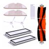 Set Perii Microfibră pentru Aspirator Robot Xiaomi Mi Roborock S50 S51 S55 - 4x Perii Laterale, 1x Cilindru Cauciuc/Păr, 2x Filtre, 1x Instrument de Curățare