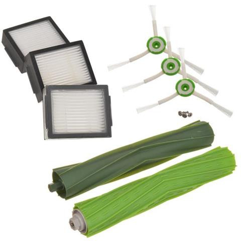Set Consumabile pentru iRobot Roomba Seria e și i - Compatibil cu Modelele i7, i7+, E5, E6, E7, Filtre HEPA, Perii Laterale și Perii Principale AeroForce