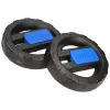 Set 2 Roți pentru Aspiratoare Nilfisk Buddy II și Multi II, Diametru 140mm, Diametru Exterior Fixare 35mm, Lungime Ax Fixare 76mm
