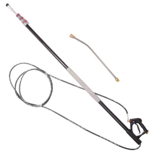Lance telescopică de 7,4 metri pentru spălătoare cu presiune Karcher și Kranzle, max. 275 bar, 30 l/min, racord 3/8" filet intern