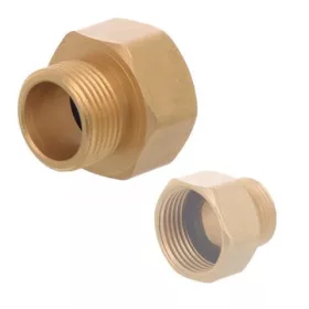   Adaptor Mașină de Spălat, Alamă, 1" Femelă - 3/4" Mascul, Compatibil Karcher HD HDS