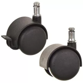   Set 2 Roți de Schimb pentru Aspiratoare Karcher NT T și Flex VCE 35 L AC, Diametru 50 mm, Înălțime 82 mm, Ax 11 mm