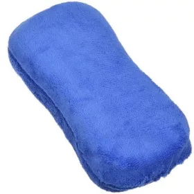   Prosop Auto din Microfibră pentru Spălare - Dimensiuni 230 x 125 x 55 mm, Culoare Albastră, Material Microfibră