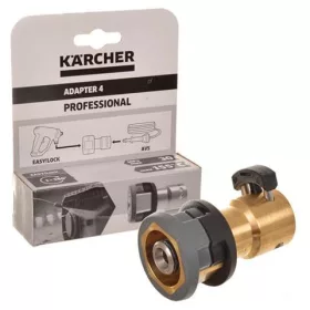   Adaptor Original Easy Lock 4 pentru Aparat de Spălat cu Presiune Karcher, Conector de 11mm, Presiune Maximă 300 bar, Temperatură Maximă 155°C (4.111-032.0)