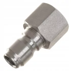   Conector Rapid 1/4" cu Filet Interior pentru Spălătoare cu Presiune Înaltă, din Oțel Inoxidabil INOX