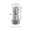 Conector Rapid 1/4" cu Filet Interior pentru Spălătoare cu Presiune Înaltă, din Oțel Inoxidabil INOX