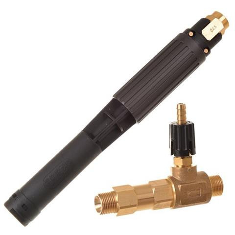 Duza Profesională de Spumare și Injector Extern de Substanțe Chimice, 12-25 litri/minut, 3/8", 220 Bari
