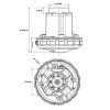 Motor de Aspirație 1340W 230V Compatibil Karcher NT, WD, Nilfisk Attix, Bosch GAS, Flex
