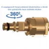 Furtun de Curățare sub Presiune din Nylon 20 Metri - Compatibil cu Seria Karcher K, Conectori Click-Click Rotativi