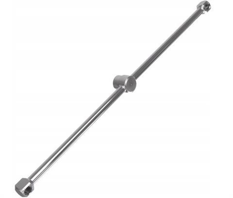 Braț Rotativ T-Racer TurboDevil pentru Perie Mosmatic - 485 mm, Oțel Inoxidabil, 3/8" Filet Intrare, 1/4" Filet Ieșire