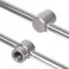 Braț Rotativ T-Racer TurboDevil pentru Perie Mosmatic - 485 mm, Oțel Inoxidabil, 3/8" Filet Intrare, 1/4" Filet Ieșire