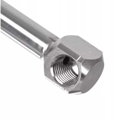 Braț Rotativ T-Racer TurboDevil pentru Perie Mosmatic - 485 mm, Oțel Inoxidabil, 3/8" Filet Intrare, 1/4" Filet Ieșire