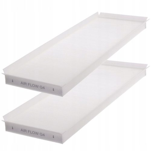 Filtru de aer G4 (EU4) pentru Zehnder ComfoAir Q350/Q450/Q600 și AERIS Next - Set 2 Bucăți Compatibile, Înlocuitor pentru 400502013, 400502012