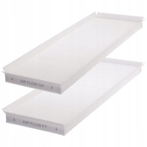 Set de filtre clasa de filtrare F7 (EU7) + G4 (EU4) compatibil cu Zehnder ComfoAir Q350/Q450/Q600 și AERIS Next