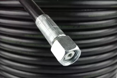 Furtun de Înaltă Presiune, 15 Metri, DN6, 200 Bar, Compatibil Karcher K2-K7, Conectori M22 și M14