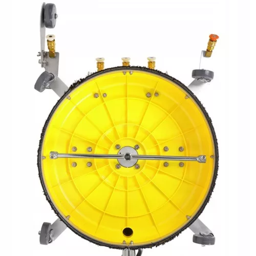 Cap T-Racer Profesional 51 cm Galben Multi-Trotuar 4 în 1, Conector Interior Filetat 9,5 mm pentru NILFISK ALTO POSEIDON NEPTUNE MC MH - Dimensiune Duza: 050