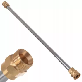   Lance pentru Spălător cu Presiune Înaltă cu Conector Rapid și Filet M22 - Compatibilă cu Annovi Reverberi, Honda, Lavor, R210, 513 mm