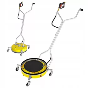   Dispozitiv de Curățare T-RACER pentru Șasiu și Pavaje, Compatibil cu Spălătoare cu Presiune, Diametru 51 cm, Conexiune Filetată Internă 3/8"
