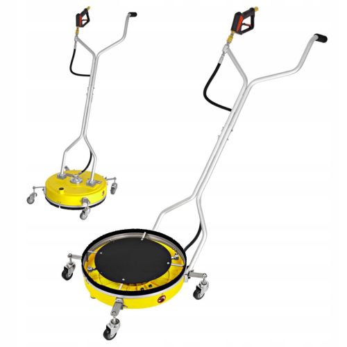 Dispozitiv de Curățare T-RACER pentru Șasiu și Pavaje, Compatibil cu Spălătoare cu Presiune, Diametru 51 cm, Conexiune Filetată Internă 3/8"