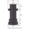 Lanceă Ferde 360° cu Duza Rotativă pentru Karcher K2, K3, K4 și K5 - cu Adaptor de Conectare (45 cm)
