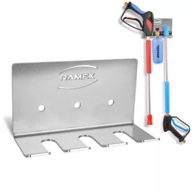   Suport Universal Cu Trei Cârlige Din Oțel Inoxidabil Pentru Lănci și Accesorii Compatibil Cu Spălătoare Cu Presiune Karcher, Kranzle, WAP, Ehrle - Ramex 7303