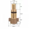Adaptor Bajonetes din Alamă pentru Transformare 1/4"F Compatibil cu Nilfisk, Stihl RE și Husqvarna pentru Spălătoare cu Presiune