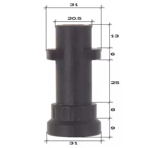 Adaptor cu Montare Bajonetă din Plastic 1/4"F Compatibil cu Spălătoare de Presiune Karcher K2-K7