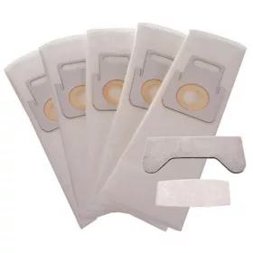   Saci de praf sintetici XXL pentru aspiratoare THOMAS, 5 bucăți, microfibră sintetică, compatibilitate aftermarket, noi, cu 2 filtre