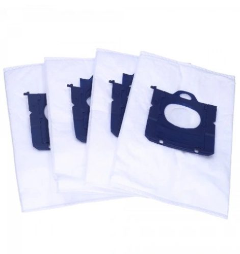 Set 4 Sacii de Praf Sintetici S-Bag pentru Philips, AEG, Electrolux, Zanussi, Tornado - Performanță Îndelungată (S-BAG E201SM)