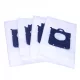 Set 4 Sacii de Praf Sintetici S-Bag pentru Philips, AEG, Electrolux, Zanussi, Tornado - Performanță Îndelungată (S-BAG E201SM)