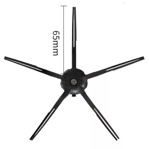 Perie Laterală Compatibilă cu Roborock S5, S6, S7 și Modele Asemănătoare (Culoare Neagră)