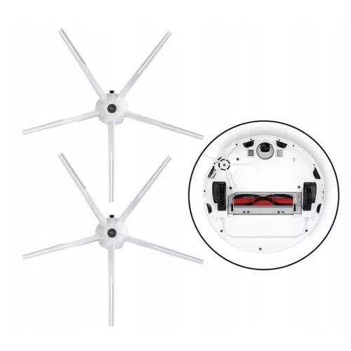 Perie Laterală Albă pentru Roborock S5, S6, S7 și Modele Compatibile