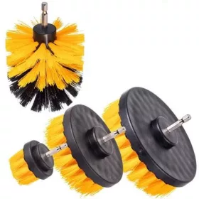   Set de Perii de Curățare pentru Utilizare Rapidă, Compatibil cu Diverse Suprafațe, cu Cadru din Plastic, Duritate Medie, Lungime Peri 25 mm