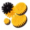Set de Perii de Curățare pentru Utilizare Rapidă, Compatibil cu Diverse Suprafațe, cu Cadru din Plastic, Duritate Medie, Lungime Peri 25 mm