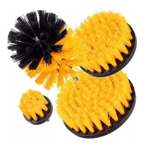 Set de Perii de Curățare pentru Utilizare Rapidă, Compatibil cu Diverse Suprafațe, cu Cadru din Plastic, Duritate Medie, Lungime Peri 25 mm