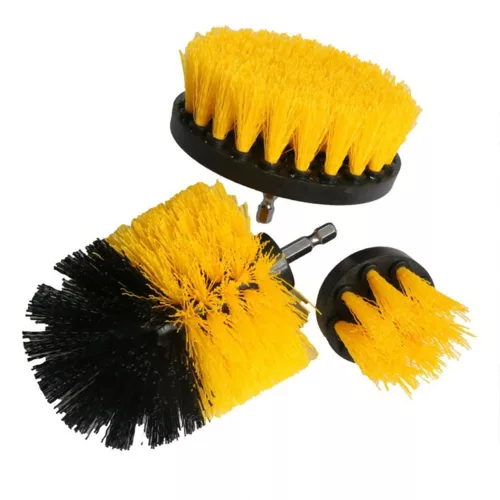 Set de Perii de Curățare pentru Utilizare Rapidă, Compatibil cu Diverse Suprafațe, cu Cadru din Plastic, Duritate Medie, Lungime Peri 25 mm