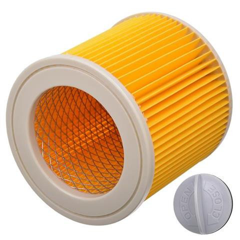 Filtru Karcher Compatibil, Întărit cu Grilaj, Înălțime 12 cm, Diametru Exterior 11,5 cm, Diametru Interior 8 cm