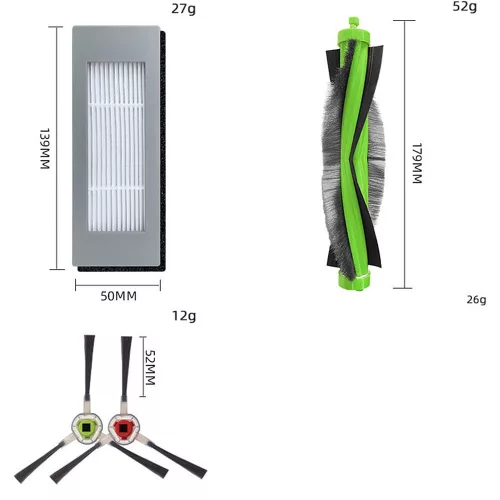 Set Perii și Filtre pentru Robot Aspirator iRobot Roomba Combo, Compatibilitate Perfectă, Curățare Profundă, Filtre Avansate