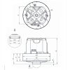 Motor de Aspirator 1600W 230V Compatibil cu KARCHER VC6100, VC6200, VC6300, ROWENTA, PHILIPS, TEFAL