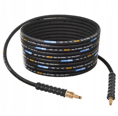 Tub de Înaltă Presiune pentru Aparate de Spălat cu Presiune Karcher Seria K, 5 Metri, Presiune Maximă 250 BAR, Temperatura Maximă 155°C, Conector Click Rotativ