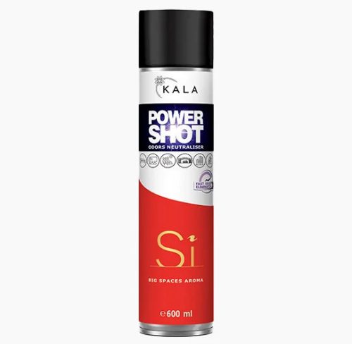 Spray Deodorant și Odorizant de Aer Luxus cu Aromă de Coacăze Negre și Frezie Kala Power Shot Si (600 ml)