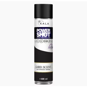   Spray Neutralizator de Mirosuri și Odorizant de Aer cu Aromă de Iasomie, Migdale, Cafea, Cacao și Boabe de Tonka - Kala Power Shot Good Scent (600 ml)