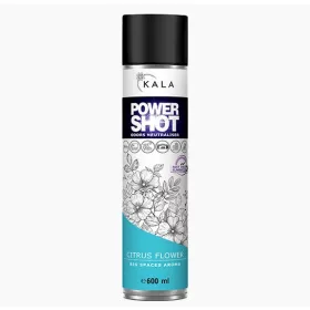   Spray Neutralizator de Mirosuri și Odorizant de Aer cu Aromă de Flori de Citrice - Kala Power Shot Flori de Citrice (600 ml)